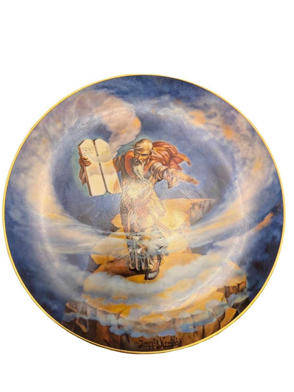 The Ten Commandments Collector Plate